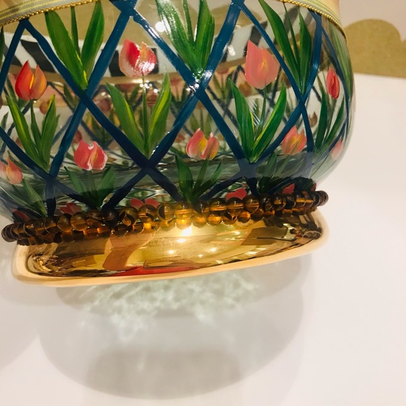 1983 McKenzie Childs Glass Bowl Retired item - Picture 6 of 8